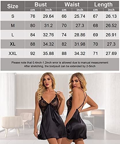 Buitifo Women Lingerie Nightwear Sexy V Neck Chemise Lace Strap Babydoll Sleepwear At Amazon