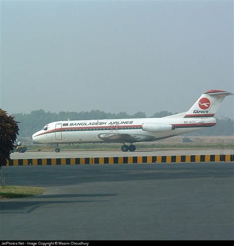 S Acv Fokker F Fellowship Biman Bangladesh Airlines Wasim