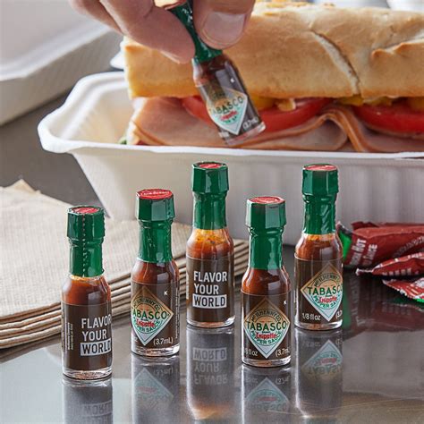 Mini TABASCO Chipotle Hot Sauce Bottles Case