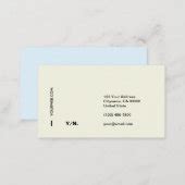 Modern Minimal Typography Business Card | Zazzle