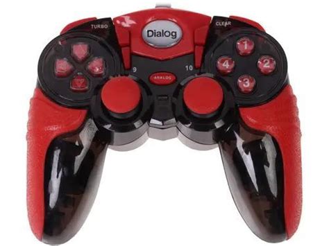 Геймпад Dialog, для Windows, красный, черный - купить по выгодной цене ...