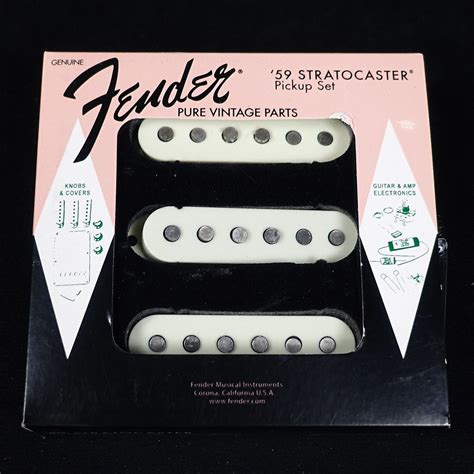 Fender Pure Vintage 59 Strat Pickup Set Vintage White新品楽器検索デジマート