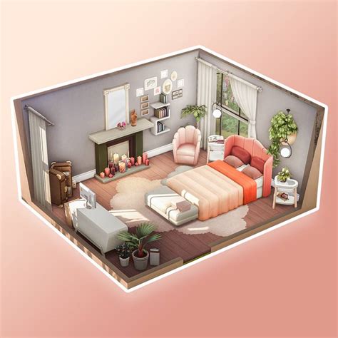 Love Is Around Bedroom No Cc The Sims 4 Rooms Lots Curseforge