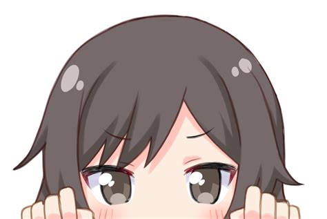 Safebooru 1girl Bangs Blush Brown Eyes Brown Hair Close Up Commentary Request Eyebrows Visible