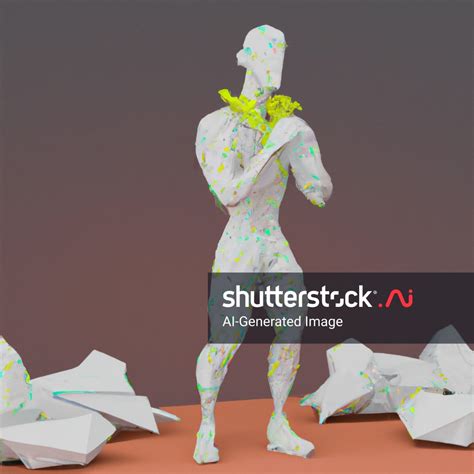 Low Poly D Image Human Begins Ai Shutterstock