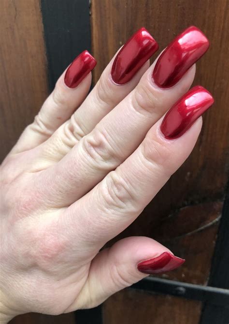 Pin By Leeloo Haynes On My Hot Long Nails Red Nails Image Nails