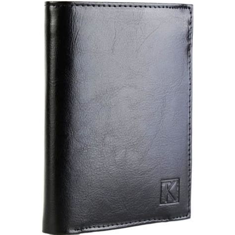 Portefeuille Homme En Cuir Tk Grand Classique Noir Cm