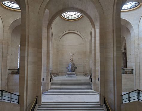 Escalier Daru Palier Victoire De Samothrace Mus E Du Louvre