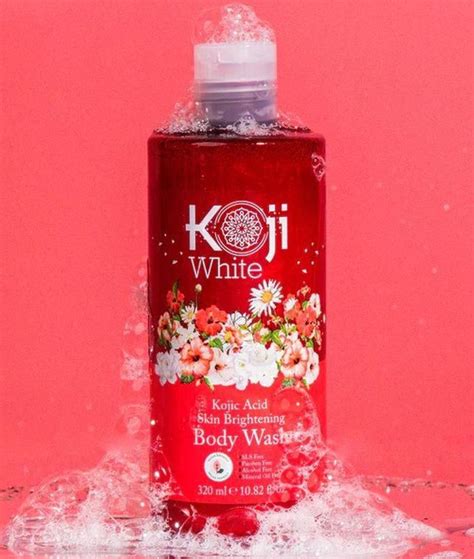 Kojic Acid Koji White Pure Kojic Acid Skin Brightening Body Wash 320ml