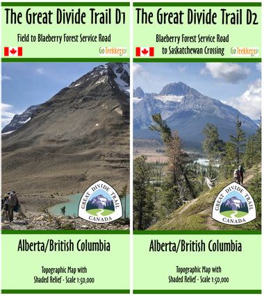 great divide trail section  field bc  saskatchewan crossing