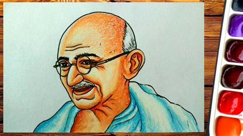 Mahatma Gandhi Drawing Easy For Kids - Jack Frost