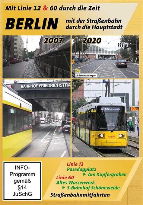 Berlin - Mit der Straßenbahn Linie 12 & 60 durch die Zeit (DVD) – jpc.de