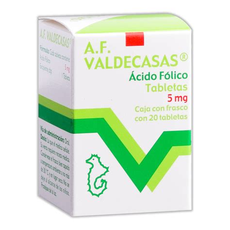 Medically Acido Folico C 20 Tabs 5 Mg Farmacia A Domicilio