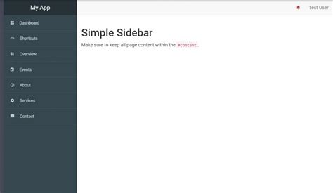 Bootstrap Sidebar Awesome Examples Onaircode