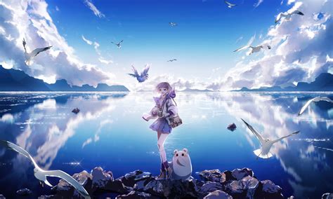 1280x768 Anime Girls Magical Trip 1280x768 Resolution HD 4k Wallpapers, Images, Backgrounds ...