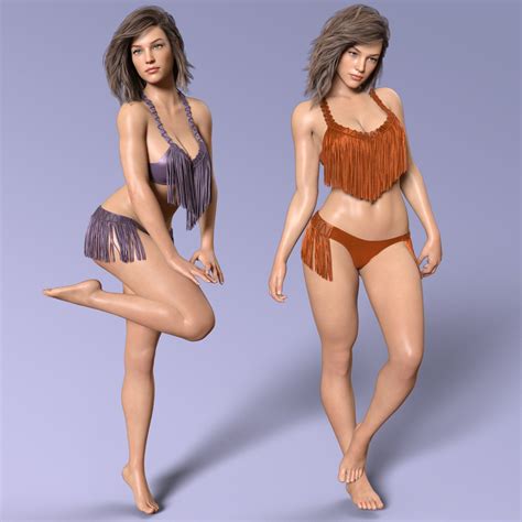 Dforce Still Summer Bikini Set For G F Daz D