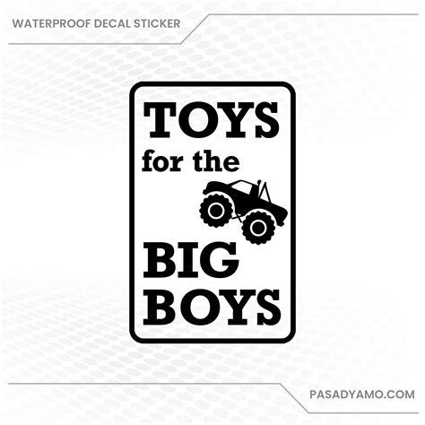 Big Boy Toys Sticker | atelier-yuwa.ciao.jp