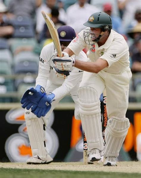 Michael Hussey Clips Through The Leg Side Espncricinfo