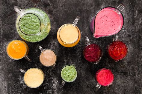 "Colorful Smoothies" by Stocksy Contributor "Pixel Stories" - Stocksy