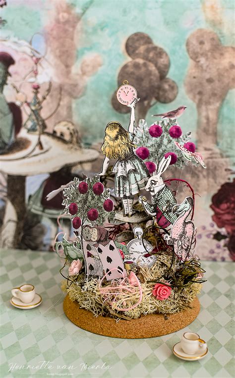 Craft Box Uk Design Team Project Alice In Wonderland Dome Henriëtte Van Mierlo