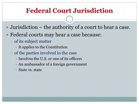 PPT - The Federal Court System PowerPoint Presentation, free download ...