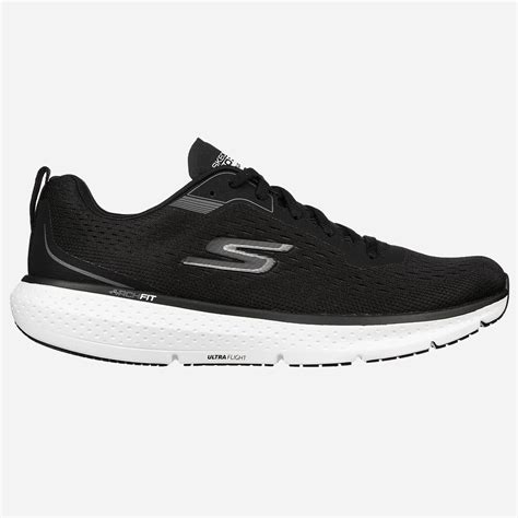 Skechers Mens Go Run Pure 3 In Black Textilewhite Trim