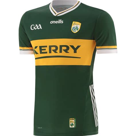 Kerry Gaa Player Fit Home Jersey Personalised Oneills