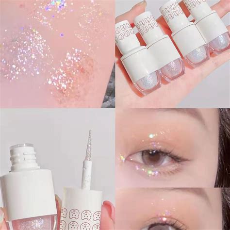 Erinde Liquid Glitter Eyeshadow Eyeliner Korean Makeup Tear Drop