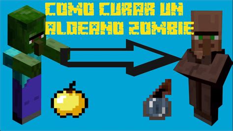 Minecraft 1 8 Como Curar Un Aldeano Zombie Tutorial YouTube