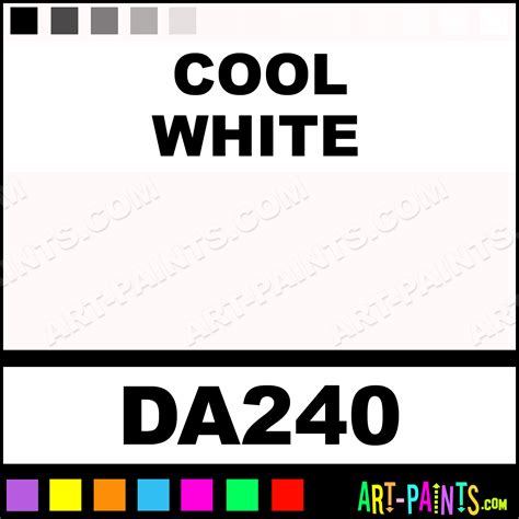 Cool White DecoArt Acrylic Paints - DA240 - Cool White Paint, Cool White Color, Americana ...