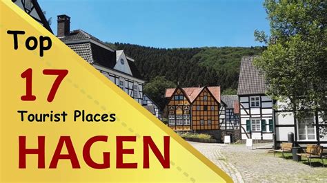 Hagen Top Tourist Places Hagen Tourism Germany Youtube