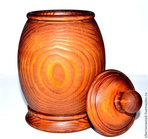 Кубышка для пищевых продуктов, меда, орехов и прочего из сосны K3 в ...