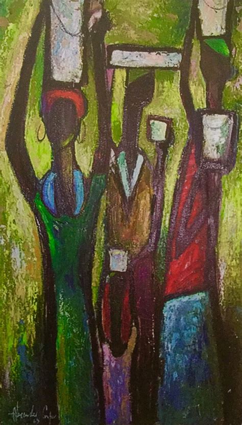 ‘villagers 1963 By Jamaican Artist Alexander Cooper From The