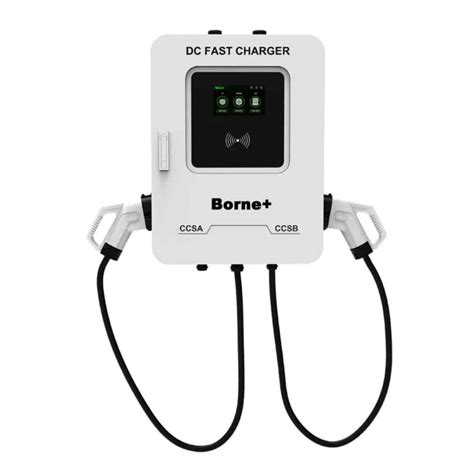 Borne De Recharge Double Kw Dc Ccs Occp Borneplus Constructeur