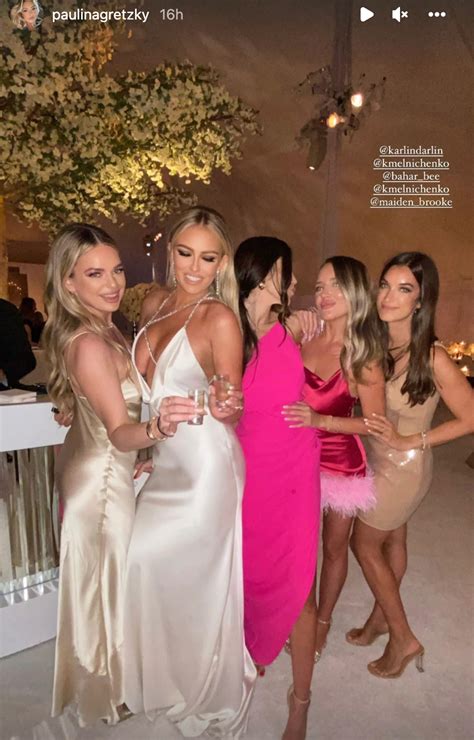 Paulina Gretzky Wed Dustin Johnson In Sheer Vera Wang Dress