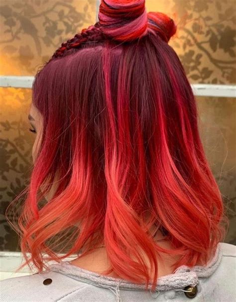 Brilliant Style of Red Hair Color for Medium Length Hair | Stylezco