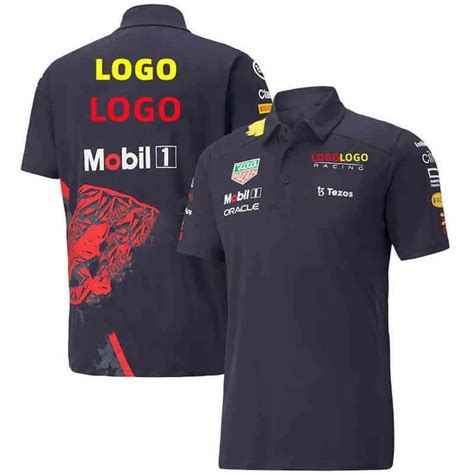 Oracle Bull Racing Team Polo Shirt Red Color 2022 Max Verstappen