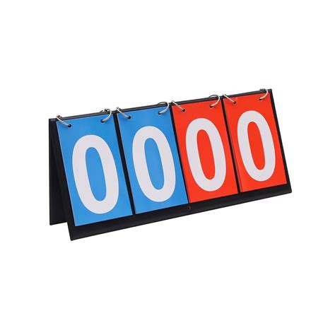 BAOSITY Table Top Scoreboard Score Board Desktop Flip Score Keeper
