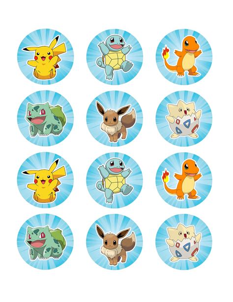 Creative Pokemon Cupcake Toppers For Your Next Party