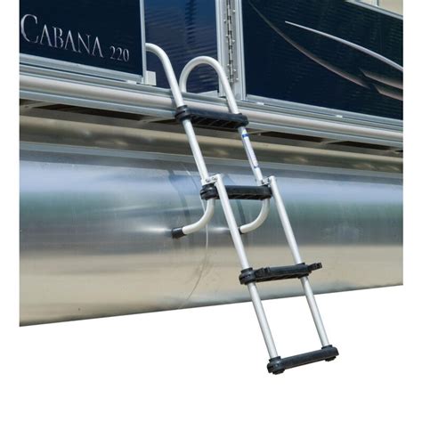 Toonmate Removable Folding Pontoon Ladder 4-Step | Overton's