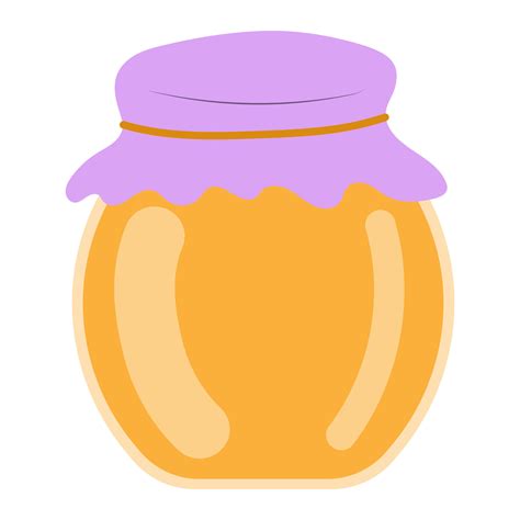 Vector De Dibujos Animados De Miel En Tarro Sobre Fondo Blanco Vector My Xxx Hot Girl