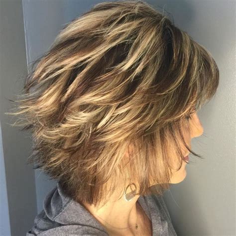 Over Short Feathered Hairstyle For Thin Hair In Modern