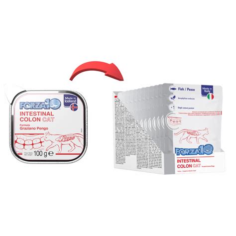 Forza 10 Active Vaschetta Intestinal Colon Gatto 100g