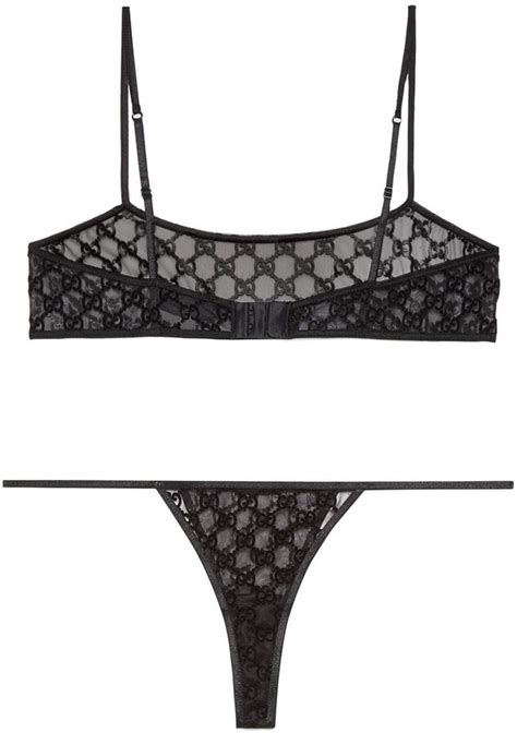 Gucci GG Tulle Lingerie Set ShopStyle Intimates