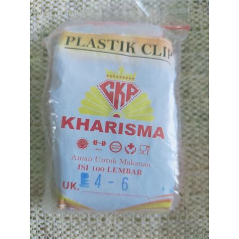 Jual Plastik Klip Kecil 4x6 100 Lembar Ctik Cetik Kharisma Ziplock