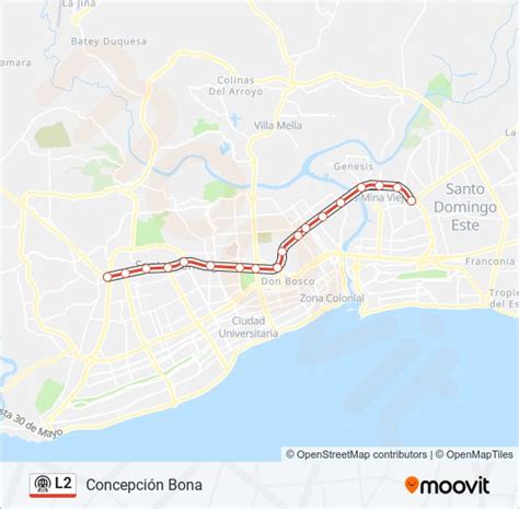 L Route Schedules Stops Maps Concepci N Bona Updated