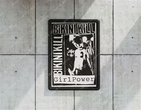 POSTER Vintage Aesthetic Bikini Kill Poster 24x36 UNFRAMED Walmart