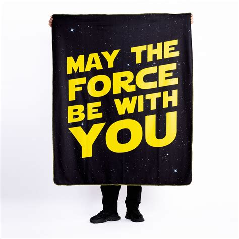 May The Force Be With You Star Wars Polar Tv Battaniyesi Ev Tekstili