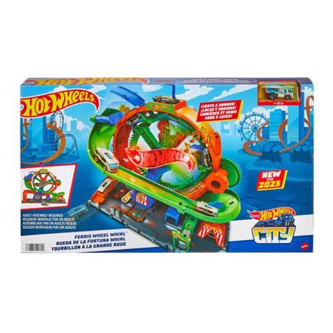 Promo HOT WHEELS CITY FERRIS WHEELS WHIRL PLAYSET HKX46 LUTOFIA Diskon 50 Di Seller Lutofia