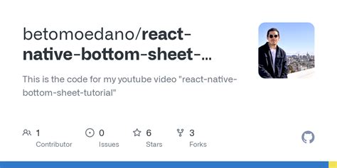 React Native Bottom Sheet Tutorial App Tsx At Main Betomoedano React